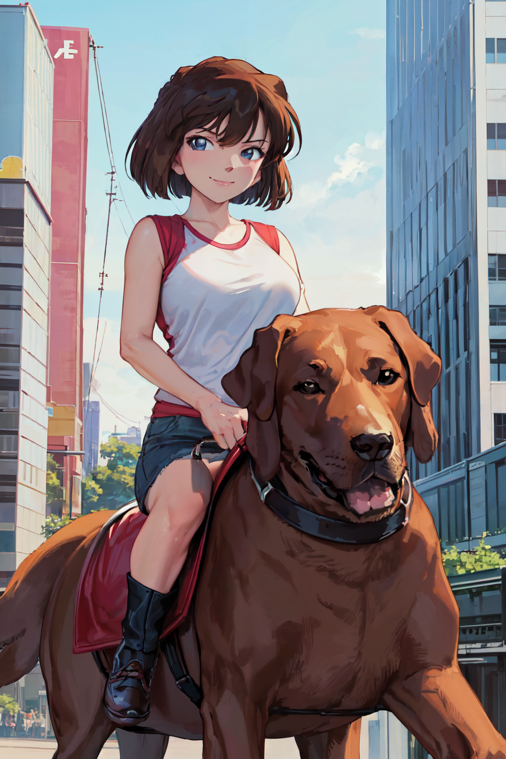 00600-538277467-((girl riding the big dog)) , dog running,_(masterpiece, best quality;1.3), extremely detailed CG, ultra detailed, 1girl, solo,.png